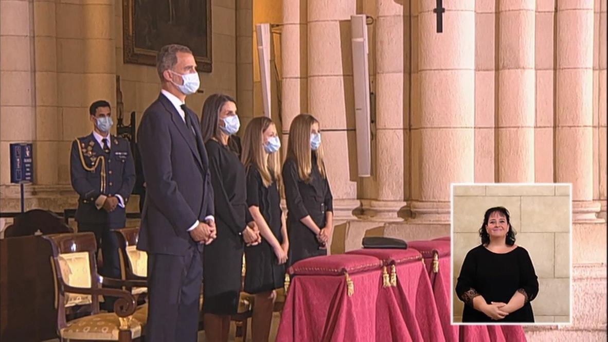 Spain: Royal family attends funeral mass for COVID-19 victims in Madrid
