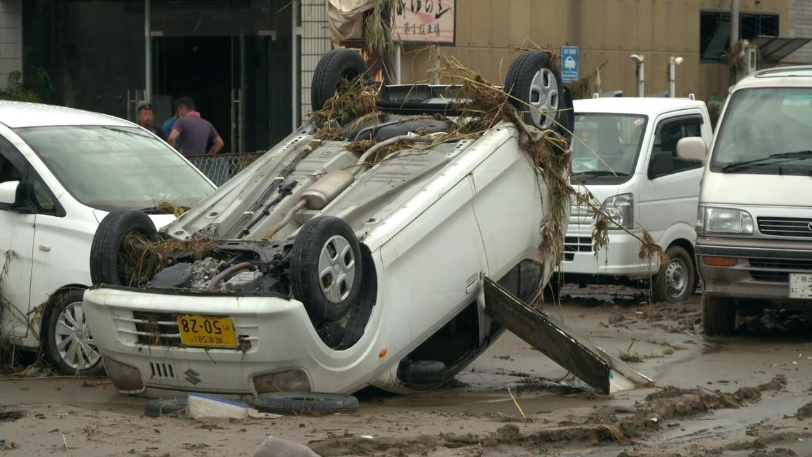 Japan: Hitoyoshi residents deal with aftermath of flooding