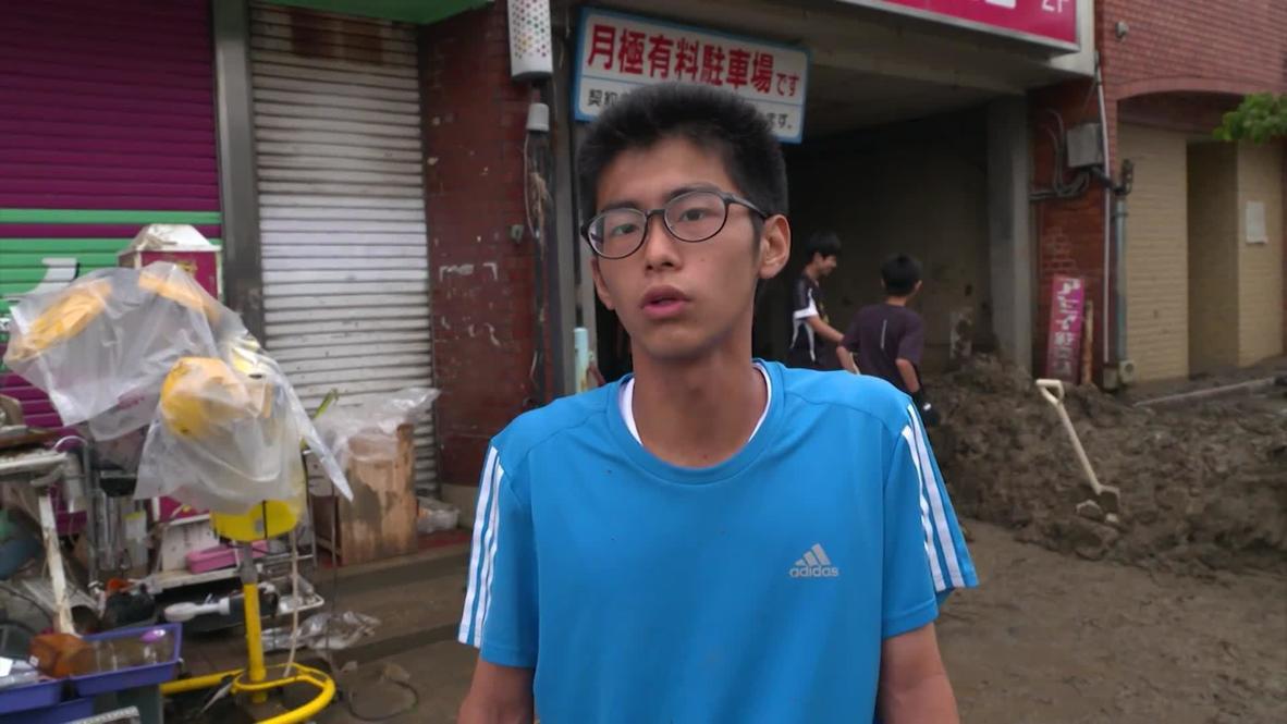 Japan: Residents of Hitoyoshi react in aftermath of deadly floods