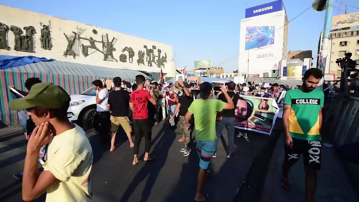 Iraq: Hundreds in Baghdad protest killing of Hisham al-Hashemi