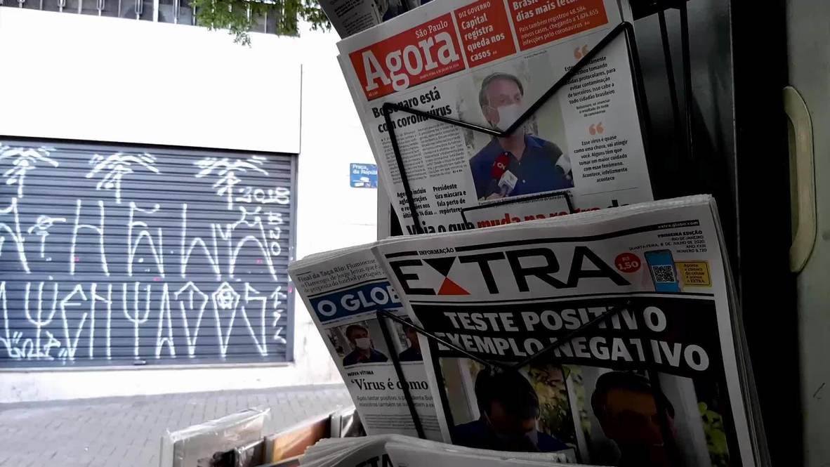 Brasil: "Está cosechando lo que sembró" - Brasileños opinan tras confirmarse que Bolsonaro tiene covid-19