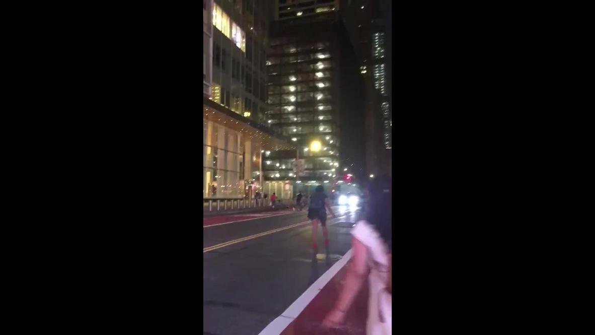 EE.UU.: Coche pasa a toda velocidad en medio de protesta de 'Black Lives Matter' en Nueva York