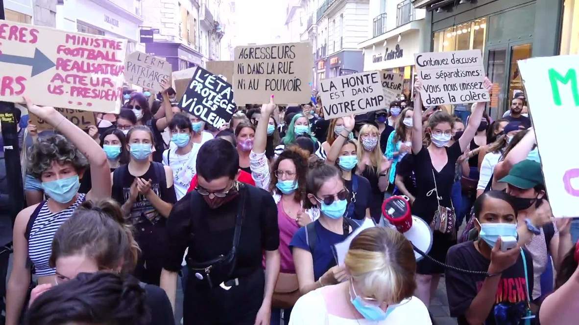 Francia: Manifestantes exigen la salida de nuevo ministro del Interior acusado de violación