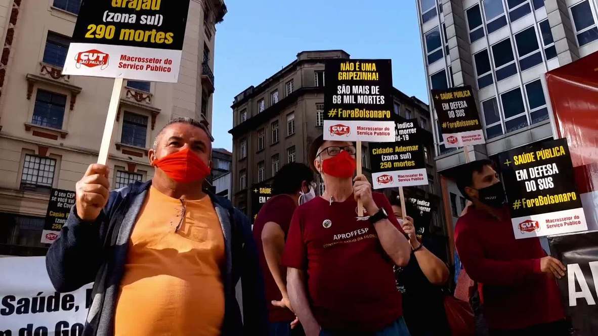 Brazil: Demonstrators launch campaign to remove President Jair Bolsonaro