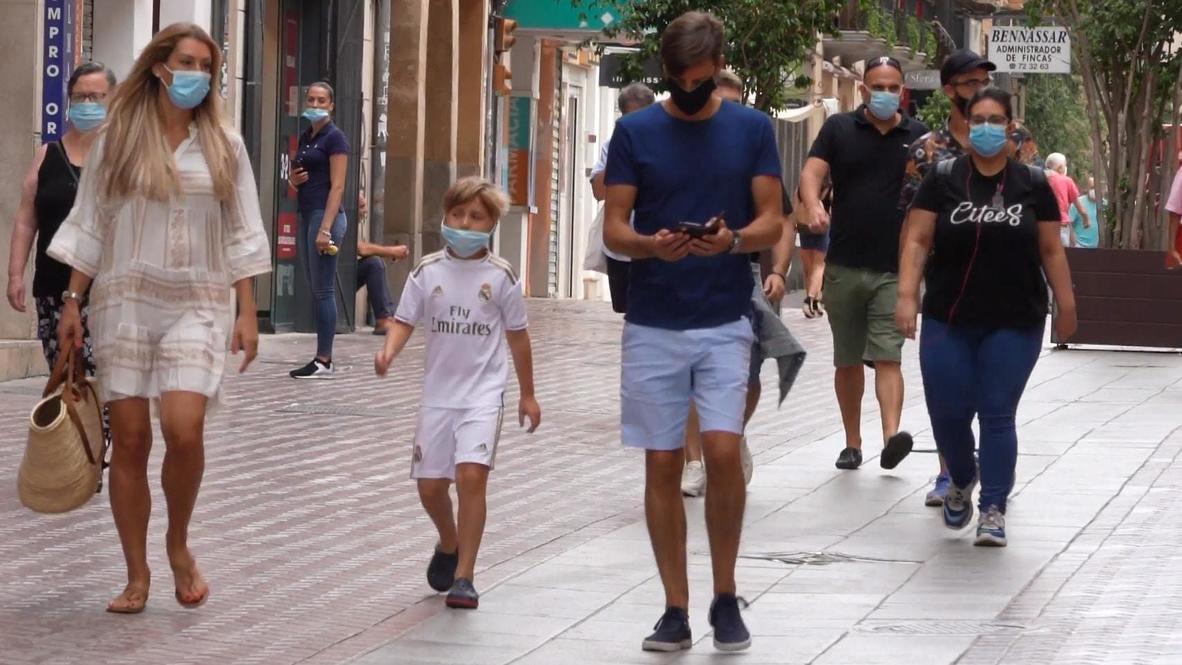 Spain: Tourists not thrilled as face masks become mandatory in all public spaces in Balearic Islands