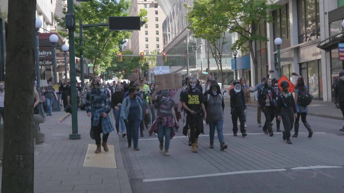 USA: Hundreds hit Seattle streets to denounce ICE