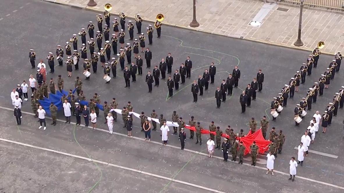 France: Medics receive standing ovation at Bastille Day military parade in Paris
