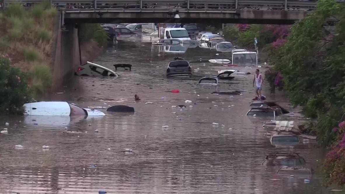 Italia: Devastadora inundación en Palermo deja al menos dos muertos