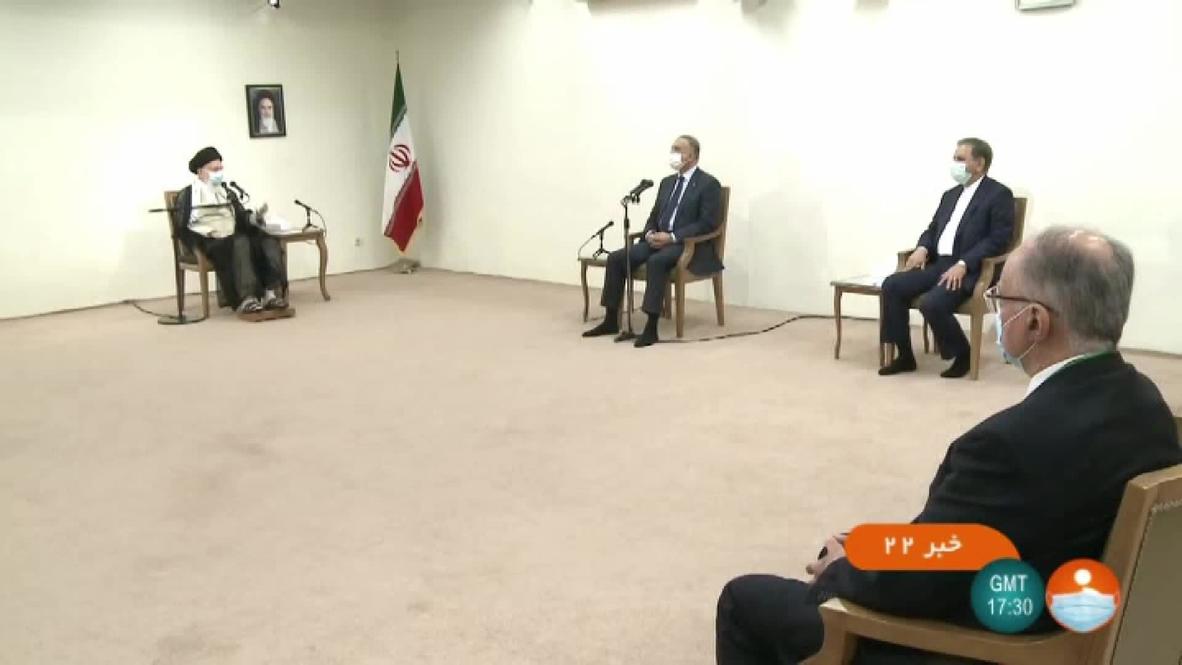 Iran: Khamenei meets Iraqi PM al-Kadhimi to talk US presence in Iraq