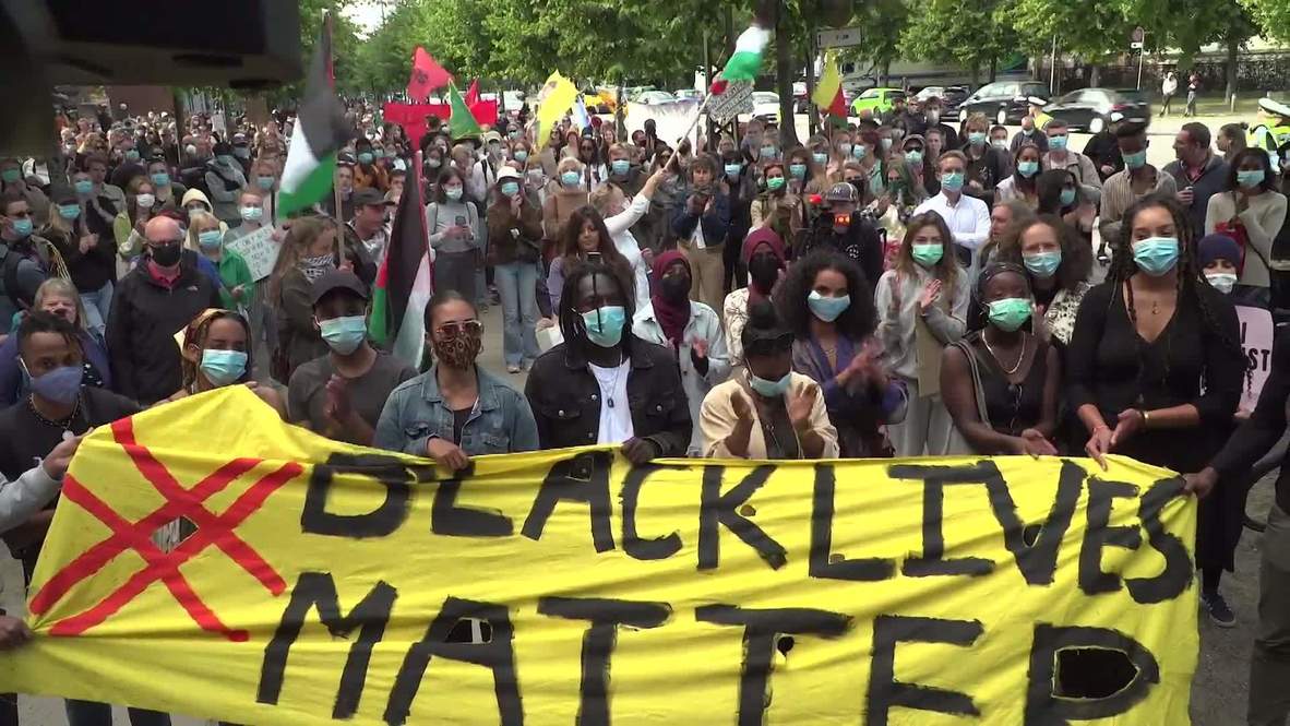 Denmark: BLM activists protest Pompeo’s visit to country outside US embassy