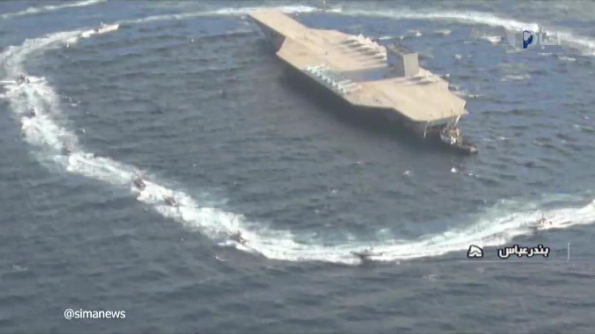 Iran: Revolutionary Guard forces hold 'Great Prophet' drills in Strait of Hormuz