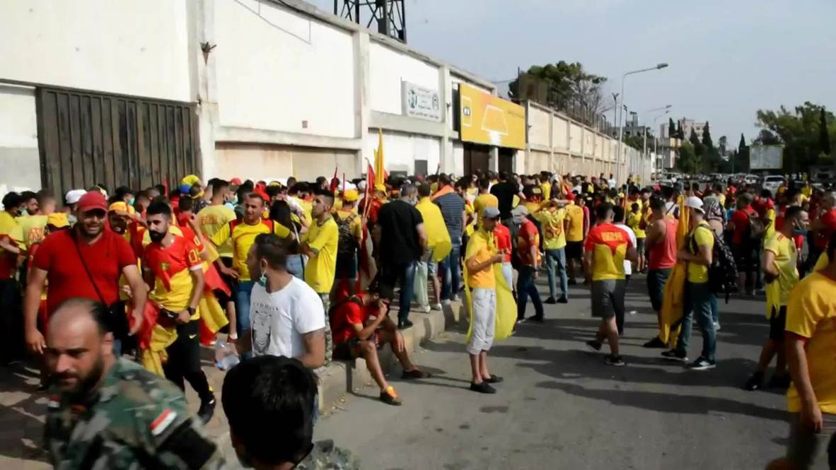 Syria: Tishreen fans celebrate Syria's Premier League win with fireworks on Latakia streets