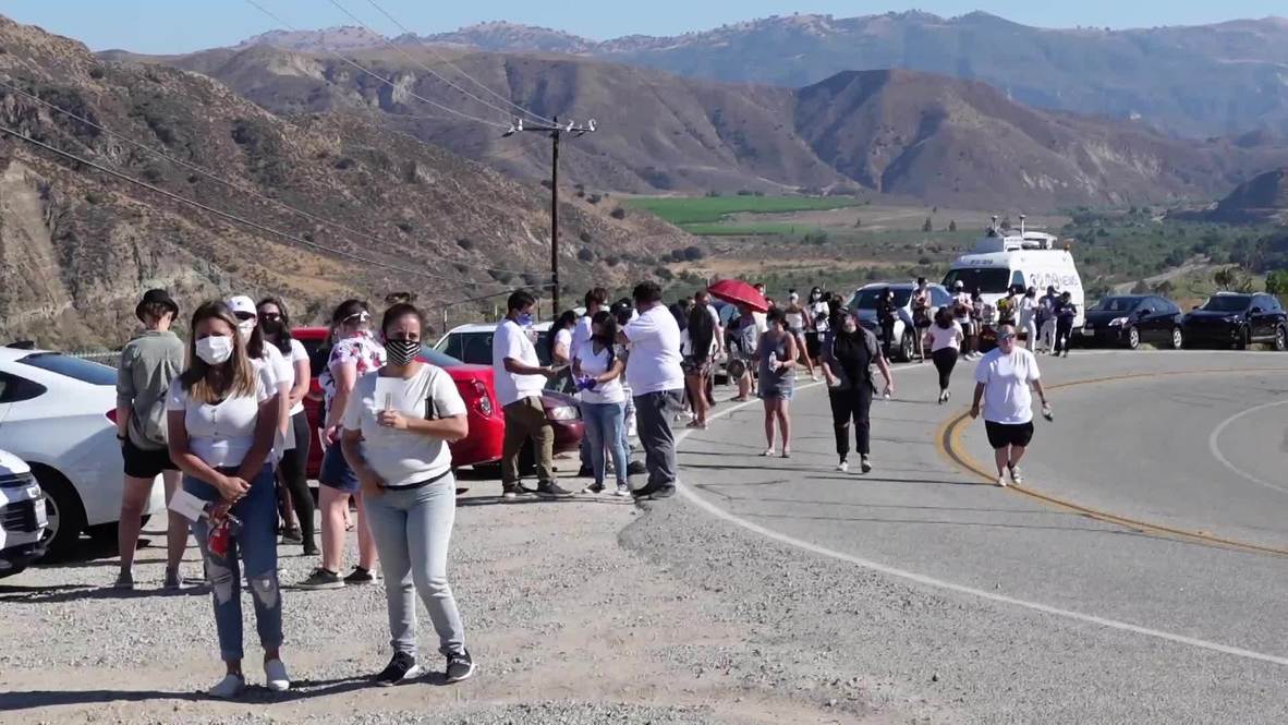USA: Fans honour 'Glee' actress Naya Rivera with memorial at site of her death near LA