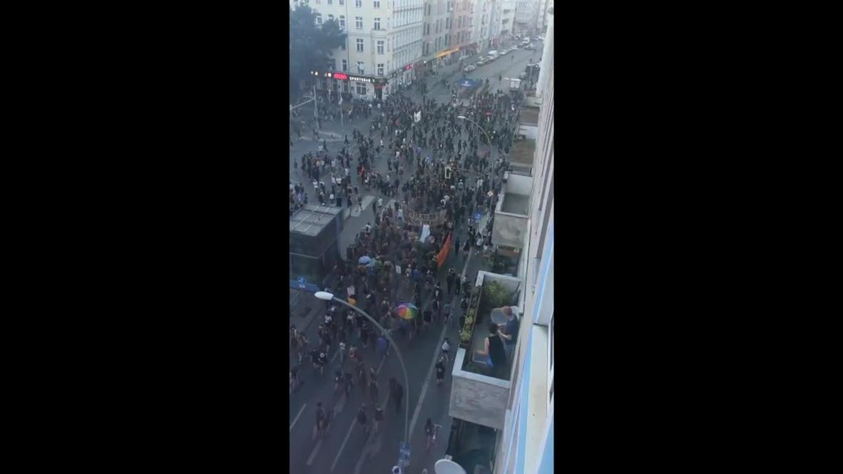 Germany: Anti-gentrification demo in Berlin's Neukolln neighbourhood broken up by police