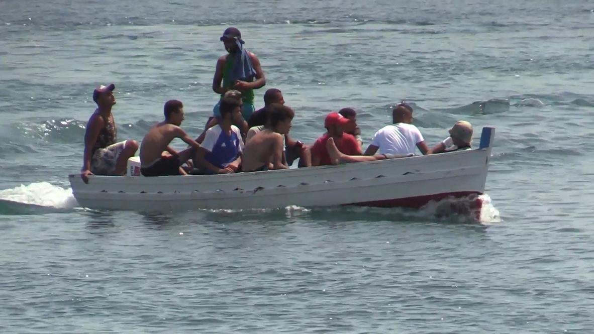 Italy: Migrants continue to arrive in Lampedusa despite overcrowded reception centre