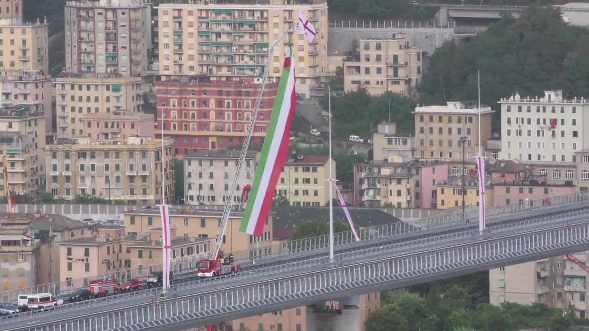 Italy: New bridge inaugurated in Genoa two years after tragic collapse