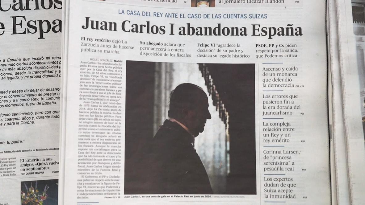 España: “Ya era hora de que saliera del país” - residentes opinan sobre la marcha de Juan Carlos I