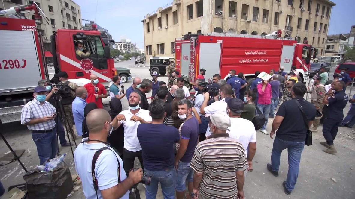لبنان: تحرك أهالي المفقودين جراء انفجارات ميناء بيروت لمعرفة مصير ذويهم