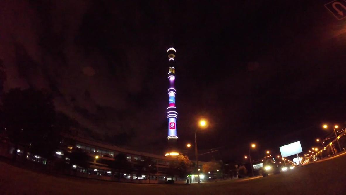 Russia: Ostankino Tower goes dark to pay respects to Beirut blast victims