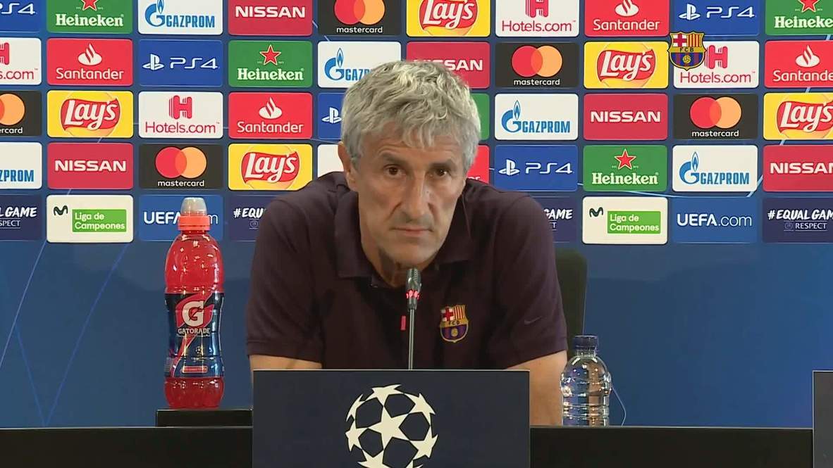 Spain: FC Barcelona’s Setien 'calm' ahead of clash against Napoli