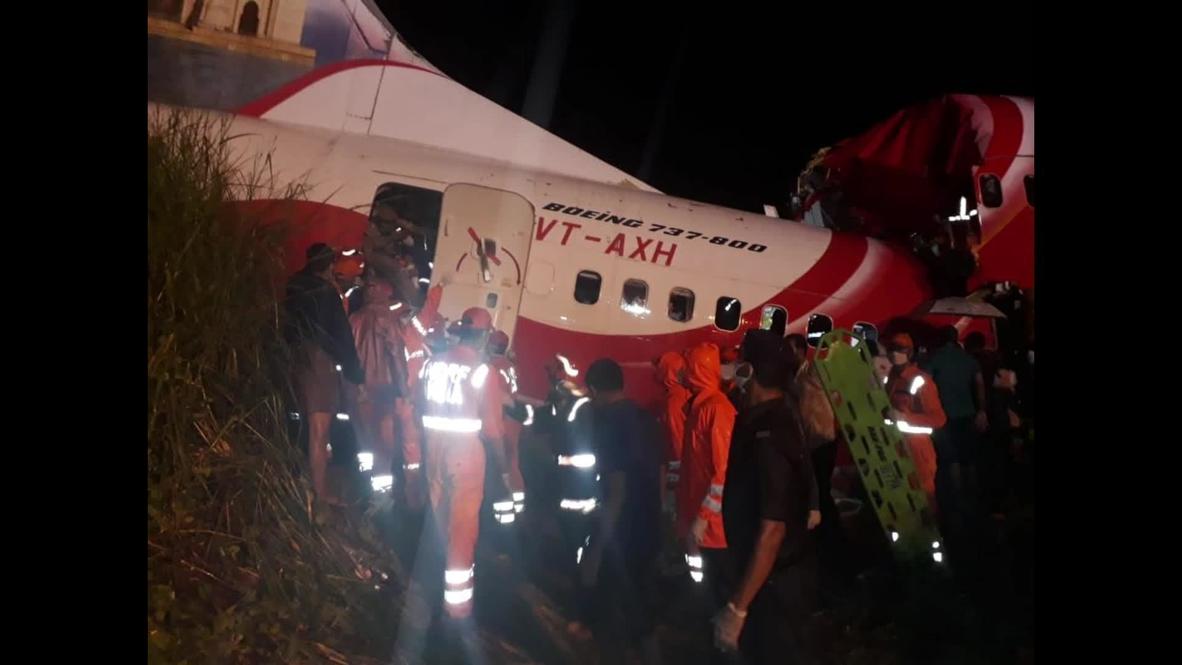 India: Rescue crews search for survivors of Kerala plane crash *STILLS*