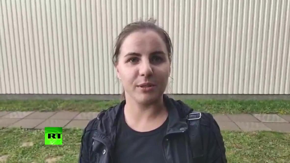 Белоруссия: "Она просила, чтобы вызвали консула" - очевидец событий в Минске о задержанной гражданке России *ПАРТНЕРСКИЙ КОНТЕНТ*