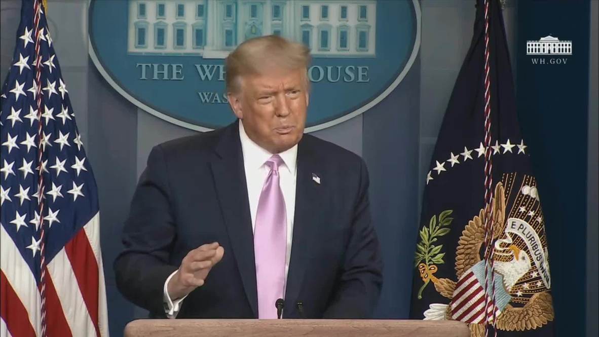 EE.UU.: Trump se muestra "un poco sorprendido" por la elección de Kamala Harris como su segunda