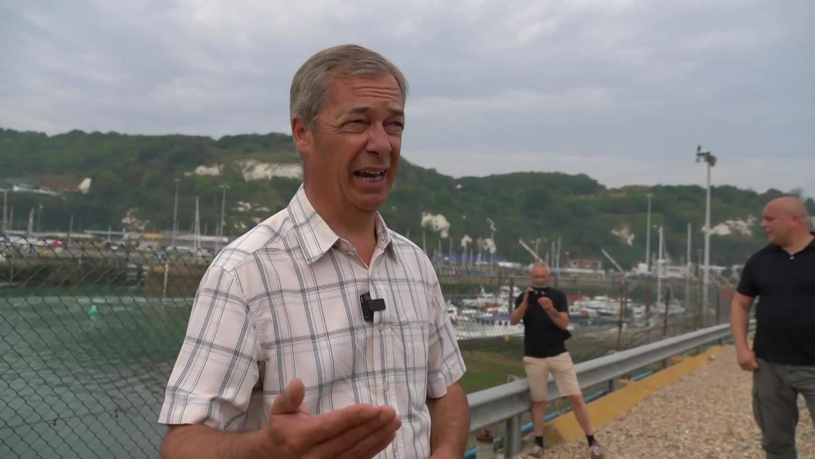 UK: Farage calls for change in asylum rules to end Channel migrant crossings
