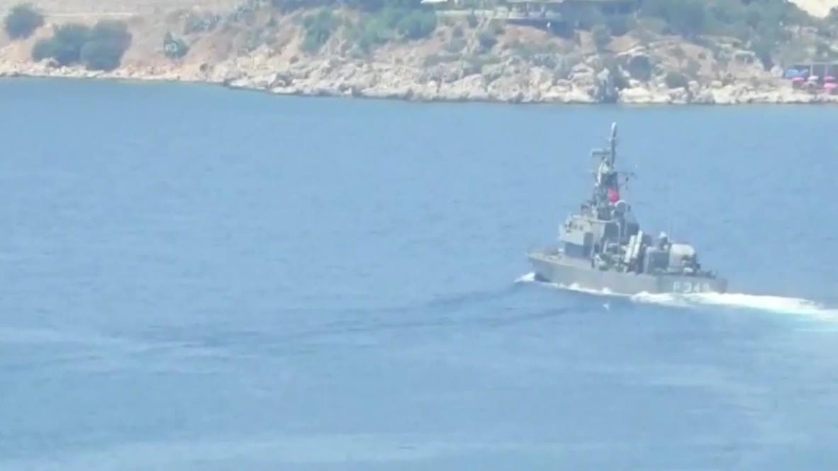 Turkey: Turkish navy ships seen close to Greek island as maritime standoff escalates