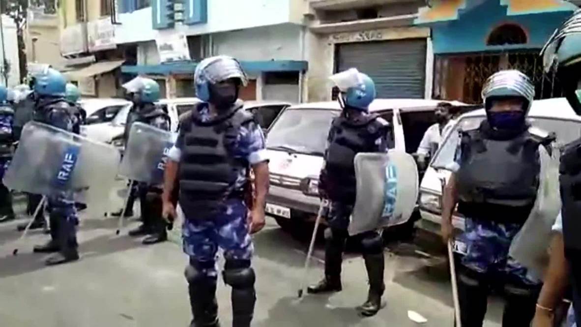 India: RAF units patrol Bengaluru in aftermath of deadly riots