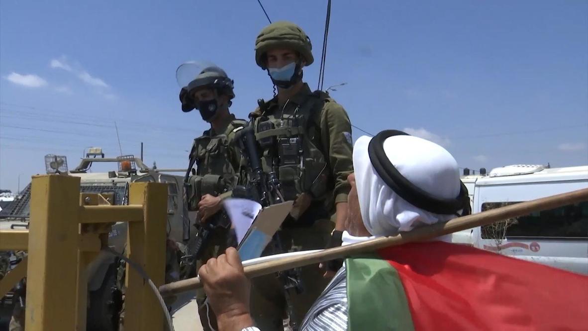 State of Palestine: Protesters condemn Israel-UAE agreement at West Bank demo