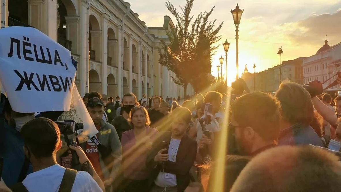 Rusia: Partidarios de Navalny se manifiestan en Moscú y San Petersburgo