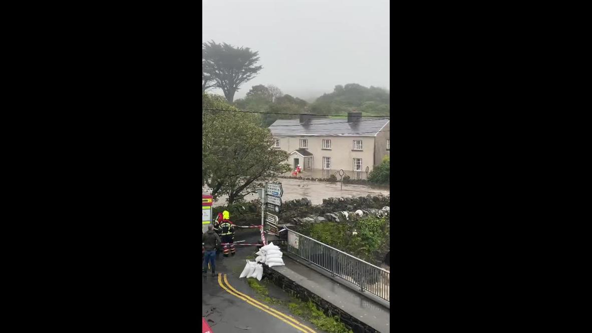 Irlanda: Las lluvias torrenciales provocan inundaciones en Clifden
