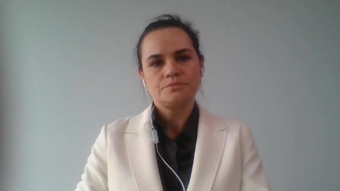 ONU: Tijanóvskaya insta al mundo a presionar a Lukashenko por la represión en las manifestaciones