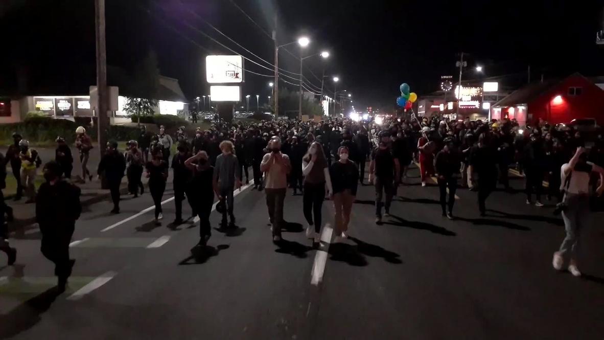 USA: Tensions in Portland as Black Lives Matter protests continue