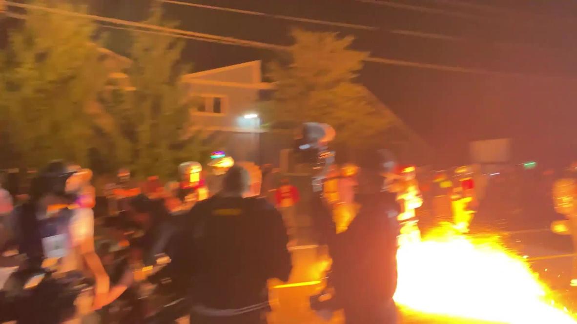 EE.UU.: Manifestante de BLM se prende fuego en los enfrentamientos en la protesta de Portland