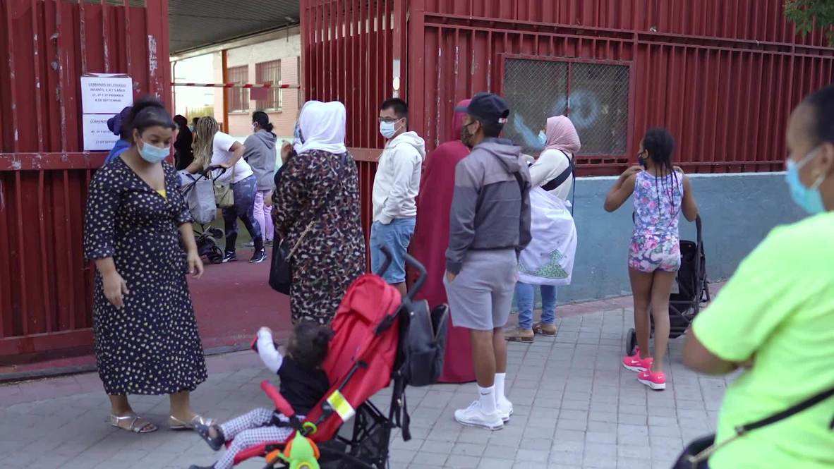 España: 400.000 niños comienzan el curso escolar en Madrid en medio de la pandemia de coronavirus
