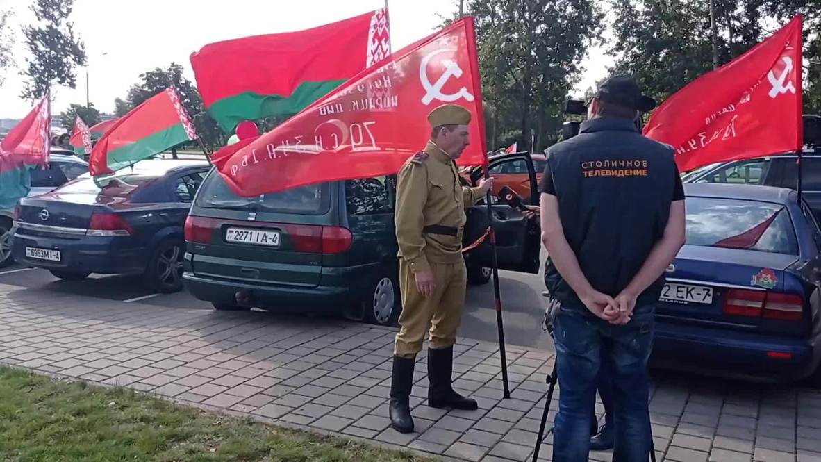 Белоруссия: В Минске прошел автопробег в поддержку единства республики