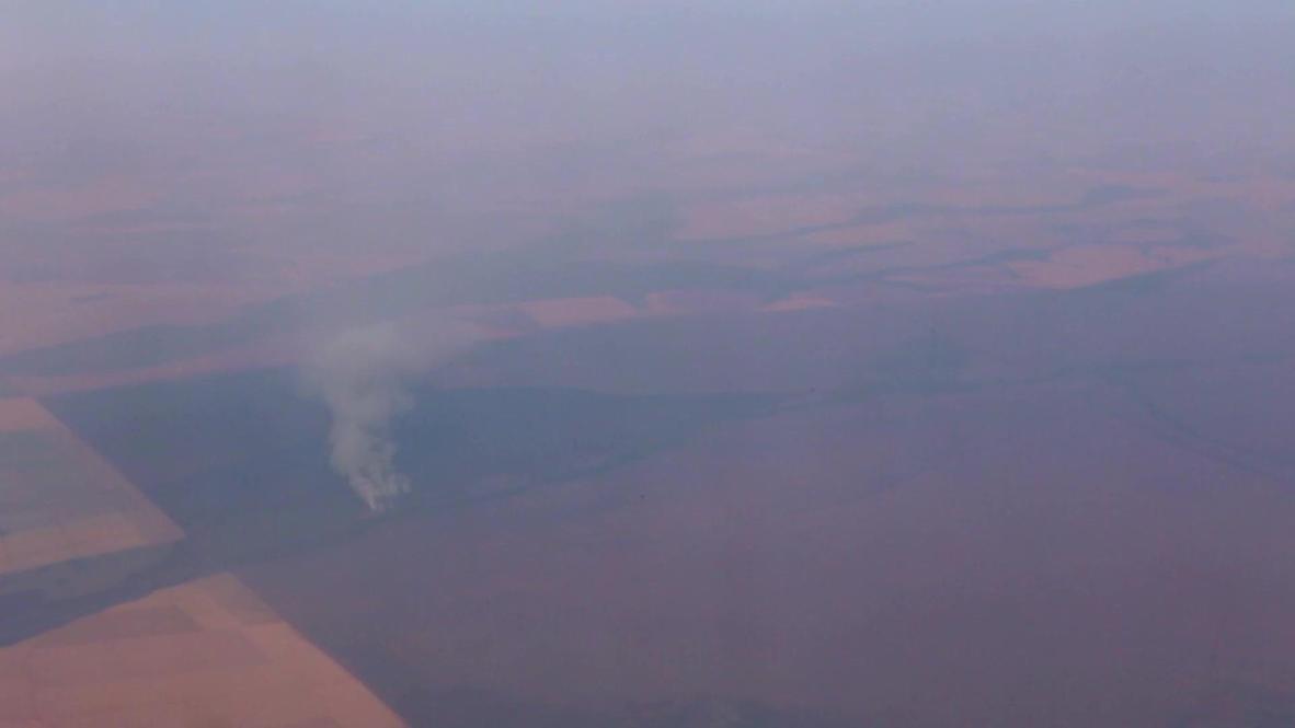 Brasil: Imágenes aéreas muestran los incendios forestales en la región del Pantanal de Brasil