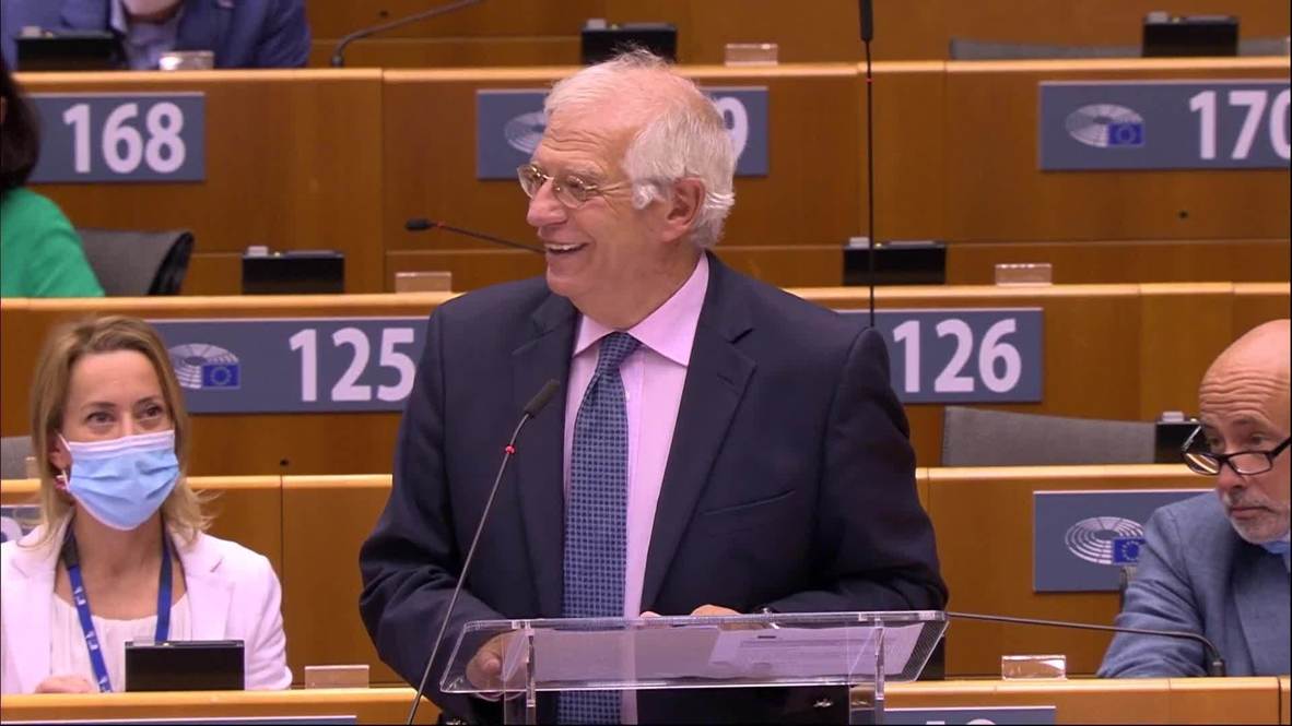 Belgium: Borrell calls Lukashenko 'illegitimate president of Ukraine' at EP session | Video Ruptly