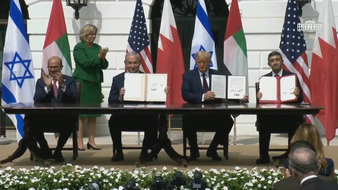 USA: UAE, Bahrain and Israel sign 'historical' peace agreement at White House