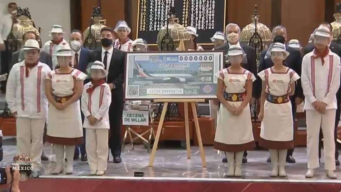 Mexico: Historic 'presidential plane' lottery drawn in Mexico City