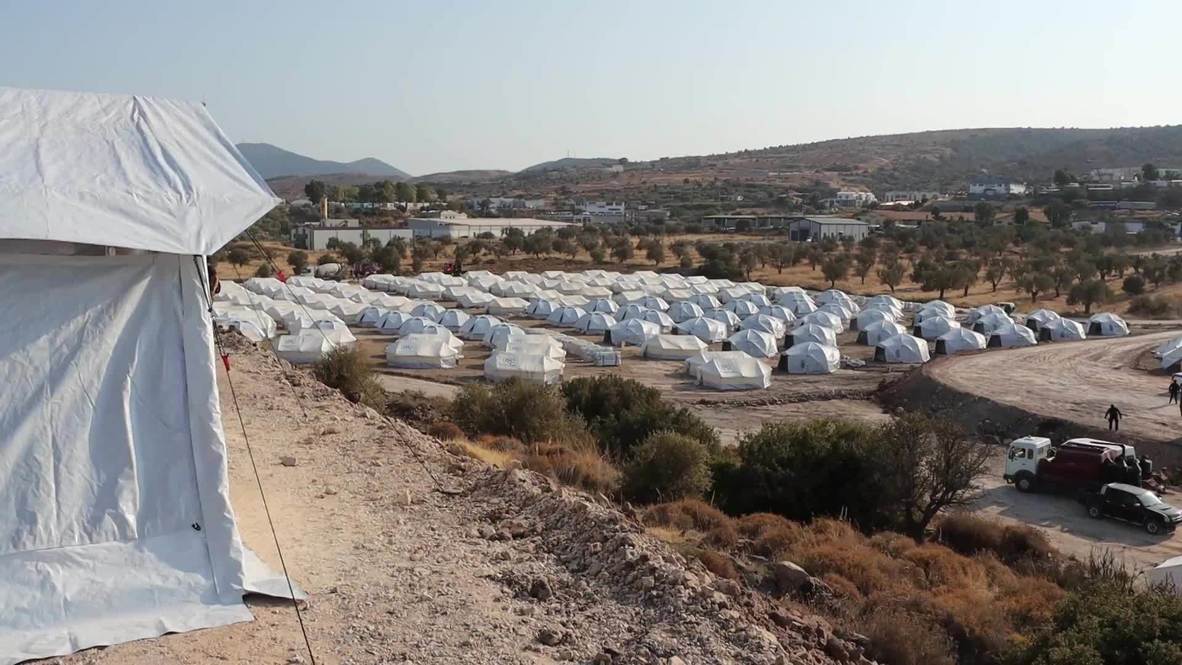 Greece: Construction of new Lesbos camp continues, 5,000 beds ready