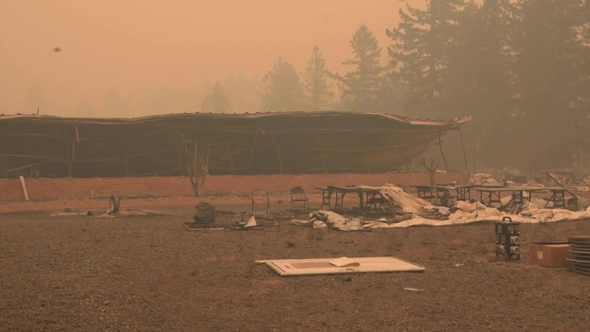 EE.UU.: Vea los daños causados por los incendios forestales en Oregón