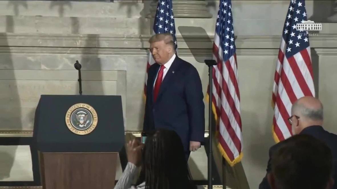 EE.UU.: Trump critica la "doctrina crítica de la raza" durante discurso en el Día de la Constitución