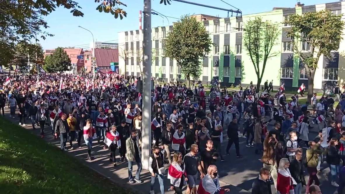 Белоруссия: В Минске завершилась несанкционированная акция оппозиции