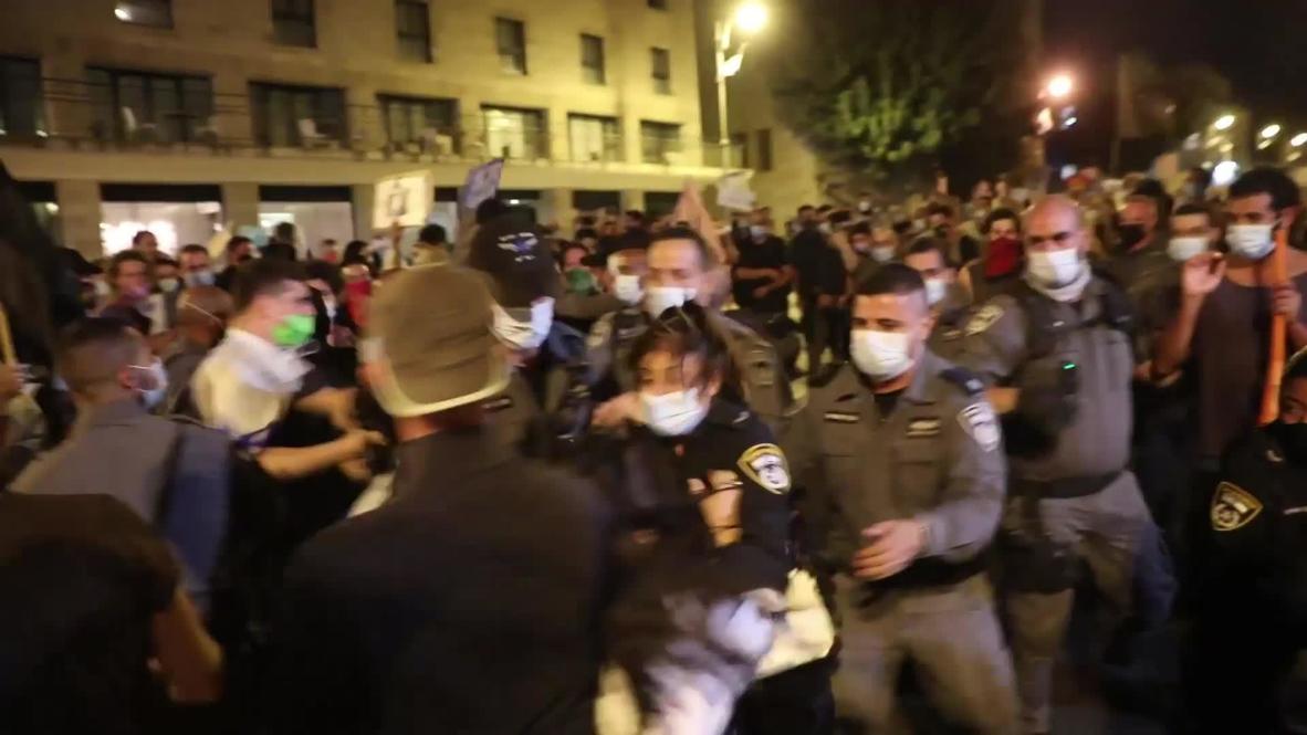 إسرائيل: اعتقالات عديدة في مظاهرات مناهضة للحكومة في القدس