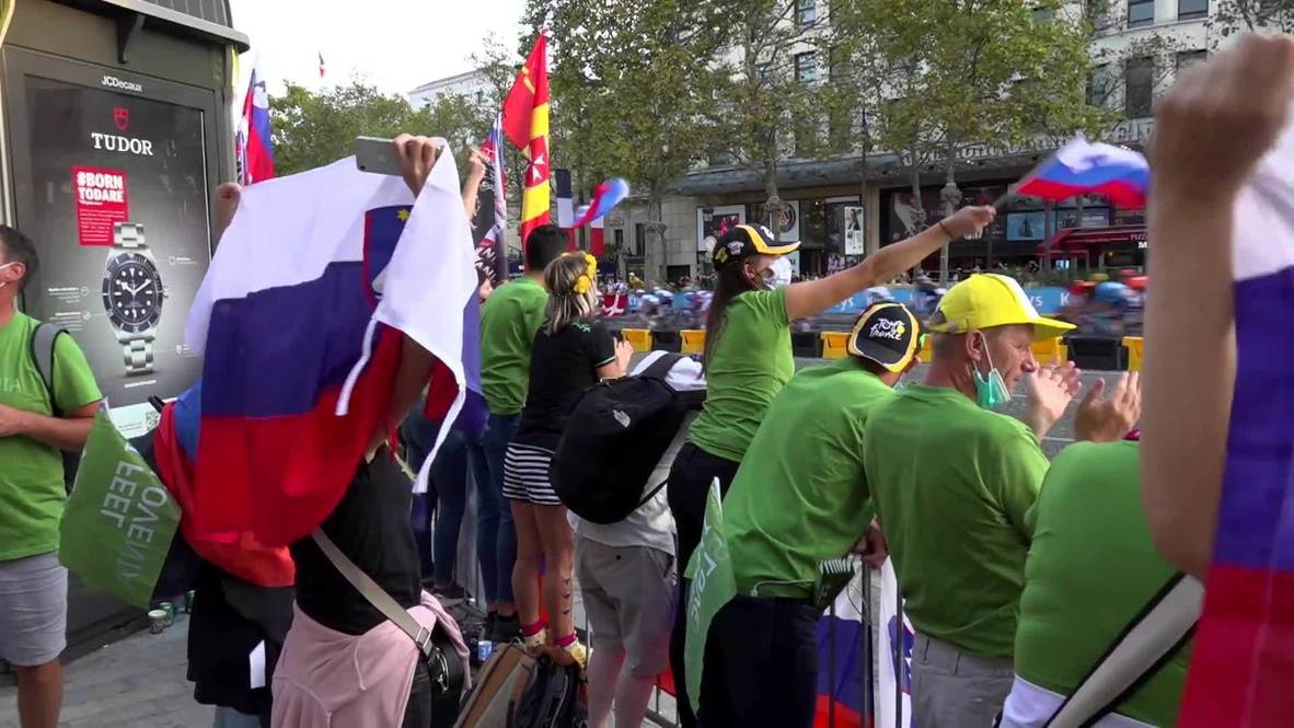 France: Ecstatic spectators enjoy Tour de France with COVID restrictions in place in Paris