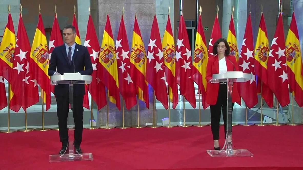 España: El Gobierno acuerda crear un "espacio de cooperación" con Madrid para hacer frente a la pandemia