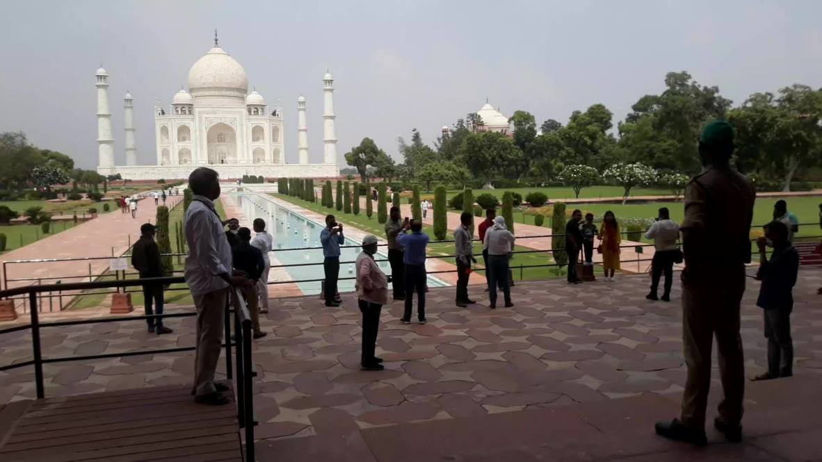 India: El Taj Mahal reabre sus puertas después de 6 meses con restricciones por covid-19